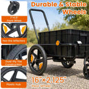 2-in-1 Bike Cargo Trailer Pushcart