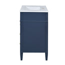 Bathroom Vanity With Top Sink, 2 Drawers & Tip Out Drawer