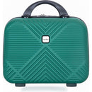 2Piece Luggage Sets ABS Lightweight Suitcase, Spinner Wheels, (20/14) DARK GREEN
