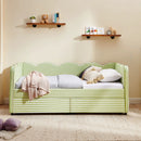 Gingham Daybed With USB Charging Port, Wave-Shaped Design by Unique Piece Furniture