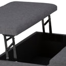 Ellis - Coffee Table Storage Ottoman Contemporary Design by Unique Piece Furniture