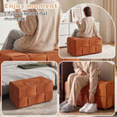Modern Ottoman Foot Rest With Woven Design by Unique Piece Furniture