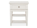 Willowbrook - Open Nightstand - Egg Shell White With Slight Rub Through by Unique Piece Furniture
