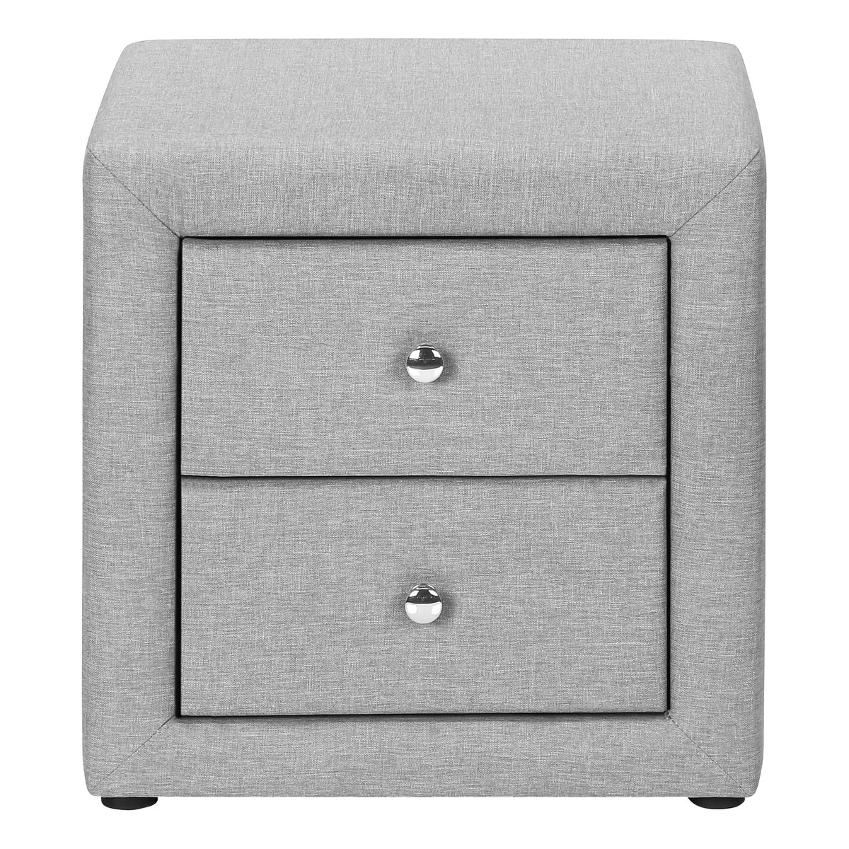 Nightstand, Storage Drawer Versatile Use, Upholstered, Transitional, photo 14 of 33