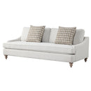 Sofa Single Reverable Cushion With 2 Pillows - Off White by HouseOfZazla