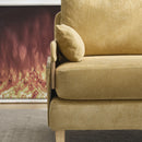 Mid Century Modern Foldable Sofa Bed, 3 In 1 Convertible Sleeper With 3 Pillows by HouseOfZazla