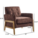 Matson - Tufted Back Accent Chair by HouseOfZazla