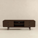 Alexa - TV Stand - Dark Brown / Wood by HouseOfZazla