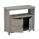 Patio Bar Table Set With Storage