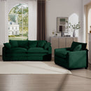 Elegant Oversized Sectional Sofa Set With Deep Seats And Flexible Layout by HouseOfZazla