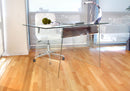 Glacier - Contemporary Desk - Clear / Chrome by HouseOfZazla