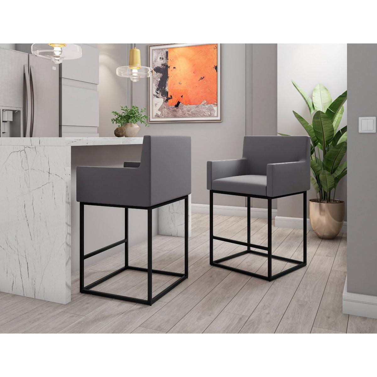 Ambassador - Counter Stool With Square Frame, photo 6 of 14