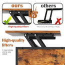 Lift Top Coffee Table With Storage Adjustable Height - Black