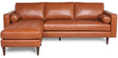 Mid-Century Tufted Sectional With Reversible Chaise by HouseOfZazla