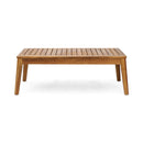 Outdoor L Shape 3pcs Acacia Wood Patio Sofa Set by HouseOfZazla