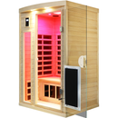 Two-Person Hemlock Infrared Heating Sauna