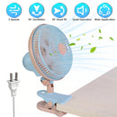 8.66" Clip-On Fan with 90° Oscillation & 2 Speeds
