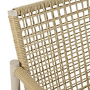 4 Pieces Patio Furniture Set, PE Rattan Wicker With Washable Cushion And Tempered Glass Tabletop, Conversation Furniture For Garden Poolside Balcony by HouseOfZazla