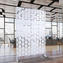 Outdoor & Indoor Metal Privacy Freestanding Decorative Screen by HouseOfZazla