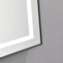 40 x 24 Inch LED Bathroom Mirror With Front And Backlight