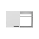 Burwood Kitchen Wall Cabinet with 2 Doors and Shelves - White by HouseOfZazla