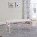 Bench With Upholstered - Pink by HouseOfZazla