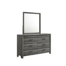 Denver - 6 Drawer Dresser - Gray
