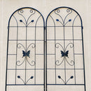Garden Metal Trellis Rustproof Trellis For Climbing Plants Outdoor Flower Support by HouseOfZazla