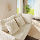 Modular U Shaped Sectional Sofa With Reversible Design by HouseOfZazla
