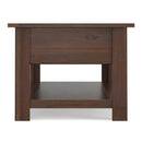 Monroe - Rectangular Coffee Table With Drawers - Brown by HouseOfZazla