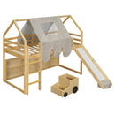 Loft Bed With House Shaped Frame And Tent by Unique Piece Furniture