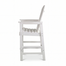 HDPE Bar Height Adirondack Patio Chair Outdoor Bar Chair With Cup Holder And Armrests