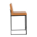 Fuji - Contemporary High Back Barstool Elegant Design by HouseOfZazla