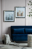 S/2 23.6x23.6' Kaiden Crystal Mirror Framed Wall Art by HouseOfZazla