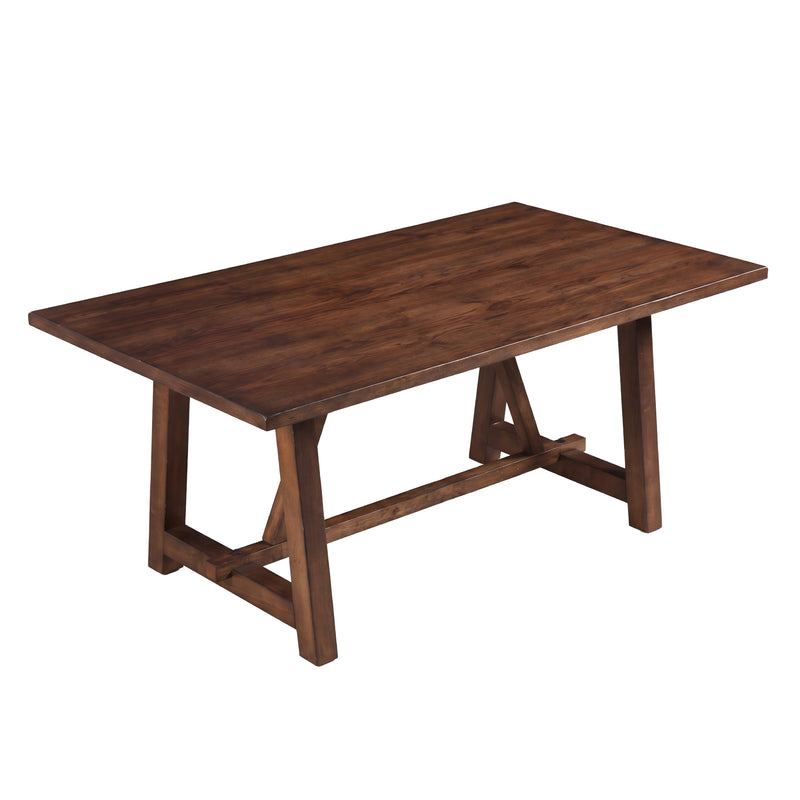 Farmhouse Style Dark Dining Table, photo 4 of 5