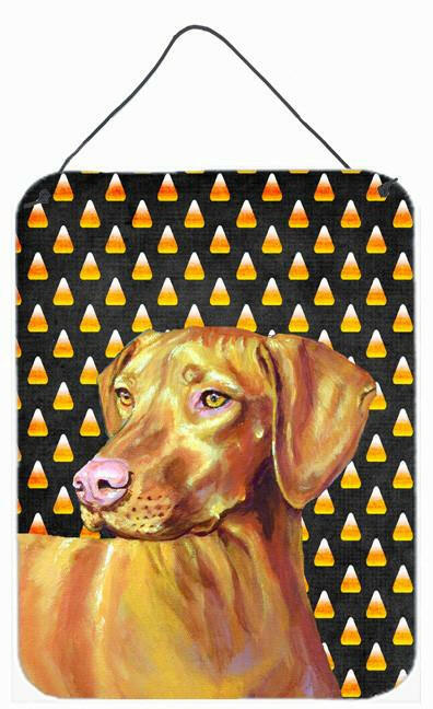 Vizsla Candy Corn Halloween Portrait Wall or Door Hanging Prints