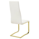 Whittingham - Dining Side Chair (Set of 4) - White / Gold by HouseOfZazla