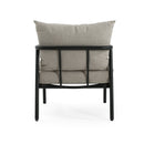 Leora Modern Minimalist Round Tube Sofa Chair with Cushions