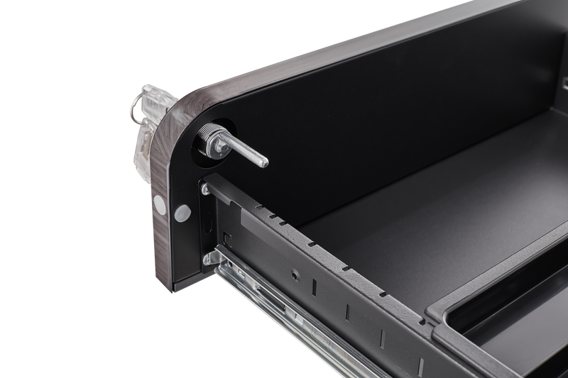 3 Drawer Mobile File Cabinet Under Desk Office,Simple Style Versatile Storage Cabinet for Legal/Letter/A4 Files, 5 Wheel Design Anti-Tilting Cold Rolled Steel Waterproof Moisture-Proof Black