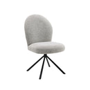 Side Chair With Swivel (Set of 2) - Gray by HouseOfZazla