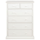 Sumerlin 6-drawer Bedroom Chest of Drawers White