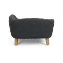Elevated Dog Bed Frame for Small Dogs with Rubber Wood Legs by HouseOfZazla