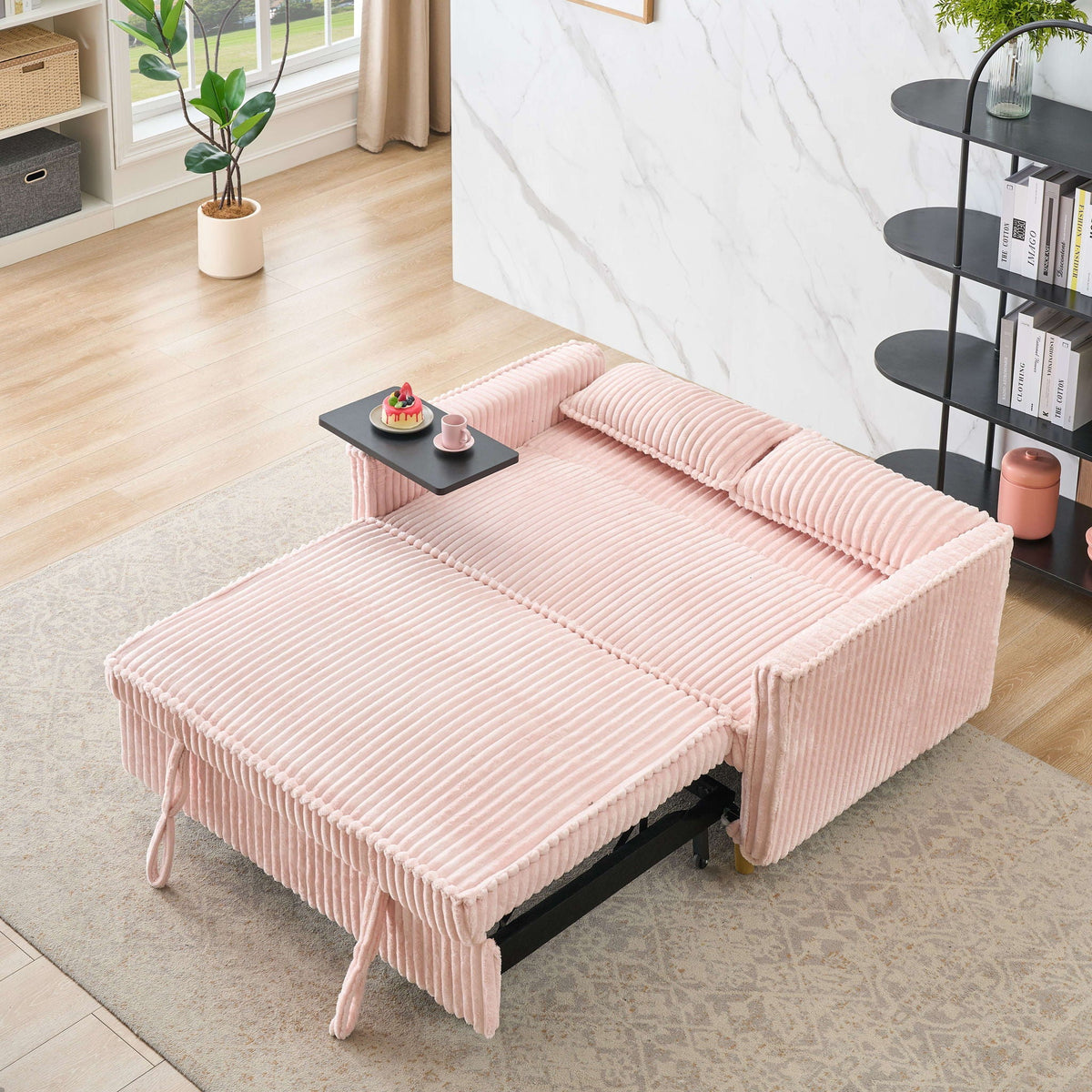 Pull Out Sofa With Movable Tabletop And USB Ports, photo 17 of 40