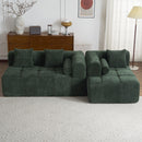 Sectional Free Combined Sofa With 2 Side Pockets by HouseOfZazla