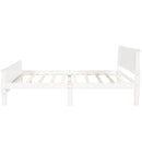 Platform Bed Frame Mattress Foundation Sleigh Bed With Headboard / Footboard / Wood Slat Suppor by HouseOfZazla