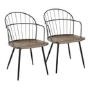 Riley - Farmhouse Arm Chair (Set of 2) by HouseOfZazla
