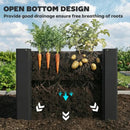 Patio Planter Box, Raised Garden Bed by HouseOfZazla