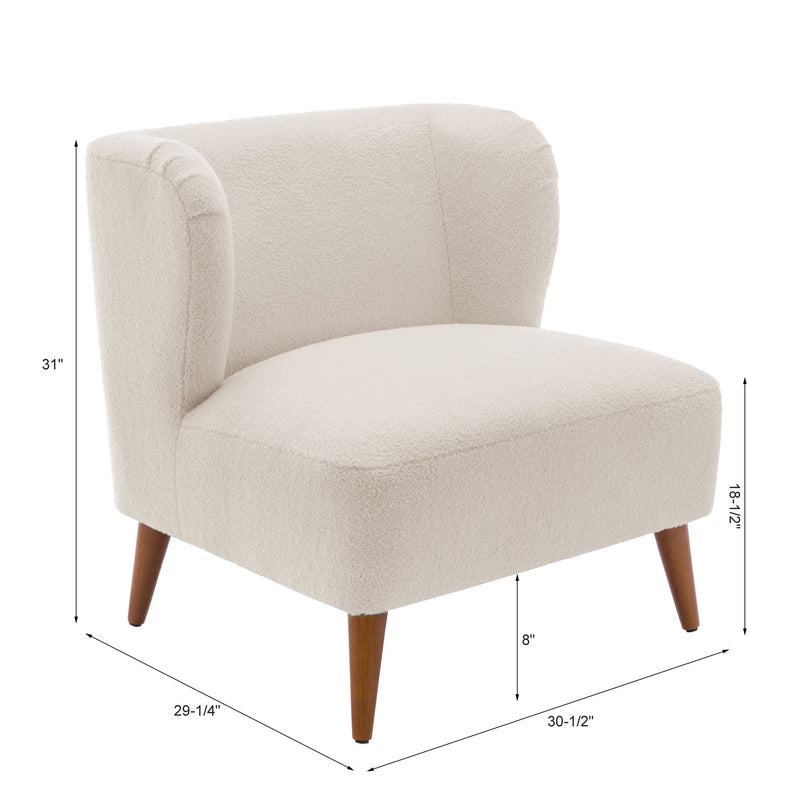 Veda - Accent Chair - White, photo 3 of 7