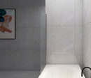 Bathtub Screen Framless Shower Door Tempered Glass Shower Panel - Transparent by HouseOfZazla