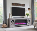 75" Fireplace TV Stand for TVs up to 80"